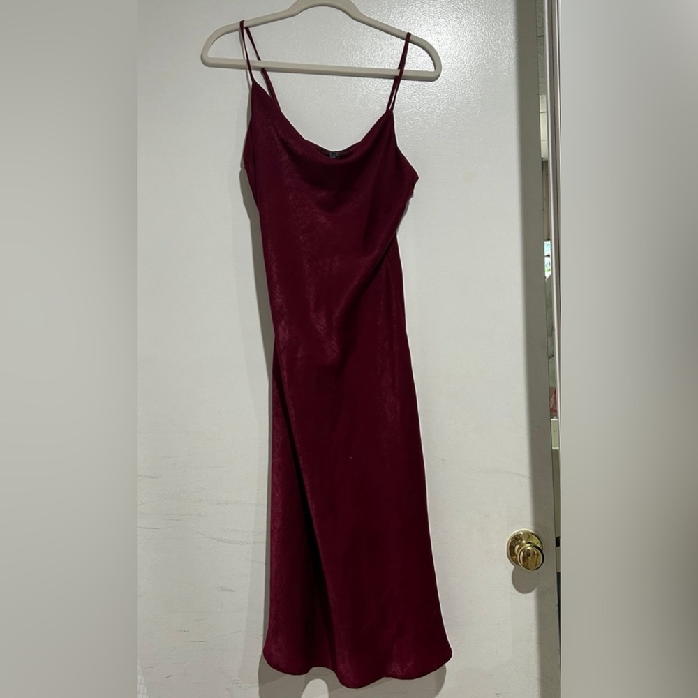 Wine slip dress - Picture 1 of 1